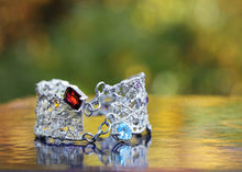 Load image into Gallery viewer, Sterling Silver Sculptural Bracelet