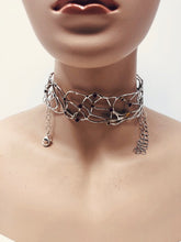 Load image into Gallery viewer, The avant-garde sterling silver choker