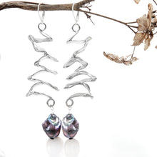 Load image into Gallery viewer, Zigzag Drop Earrings