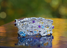 Load image into Gallery viewer, Sterling Silver Sculptural Bracelet

