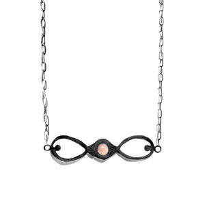 Infinity Horizontal Bar Necklace