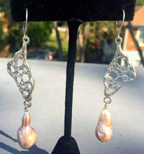 Load image into Gallery viewer, Nucleated Pearl Drop Earrings
