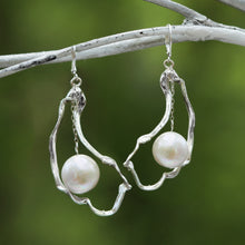 Load image into Gallery viewer, Life is Your Oyster Drop Earrings
