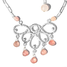 Load image into Gallery viewer, Strawberry Quartz Serenity Necklace
