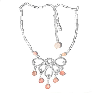 Strawberry Quartz Serenity Necklace